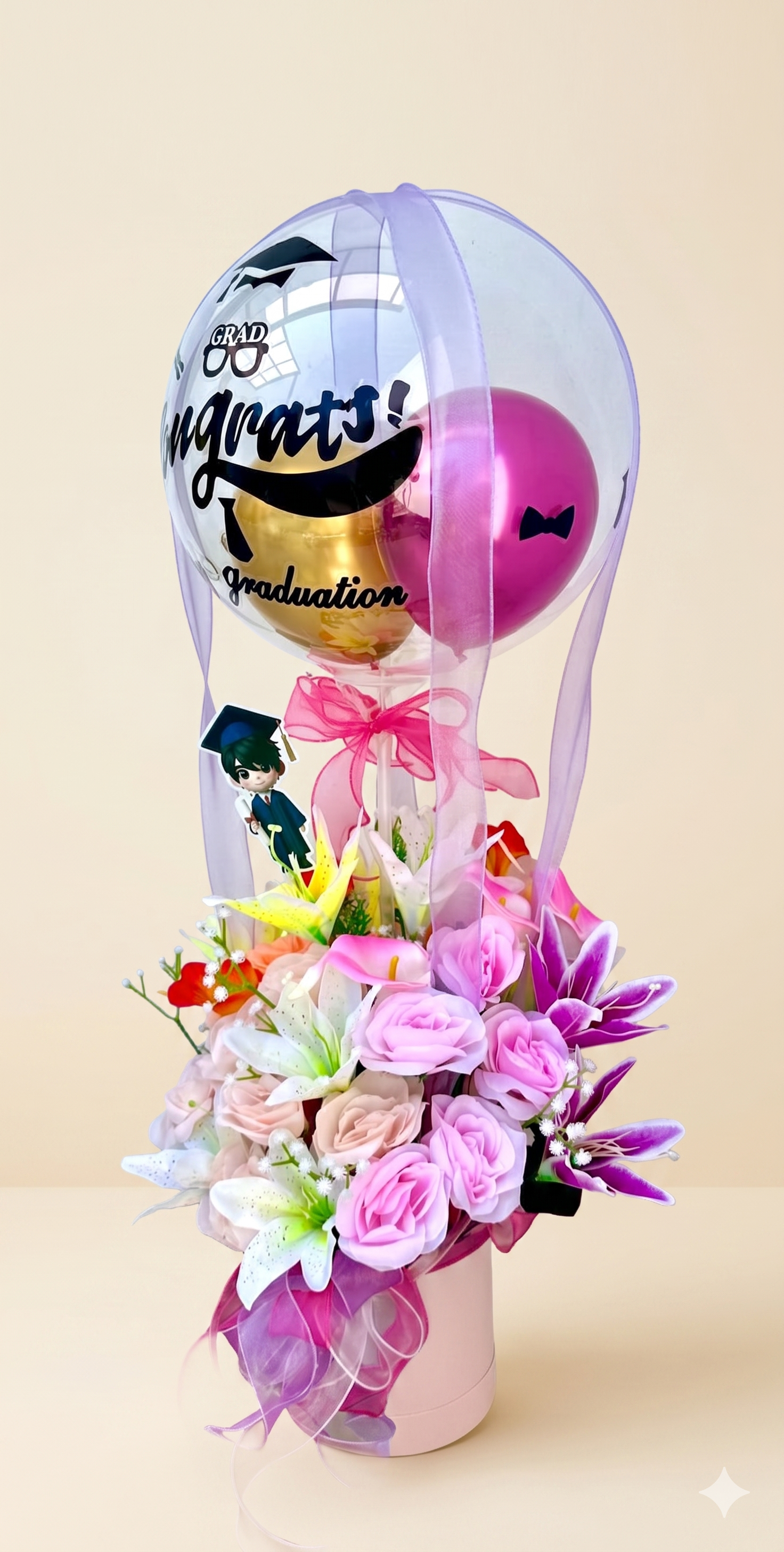 Premium Large Size Stuffed Balloon Bouquet
